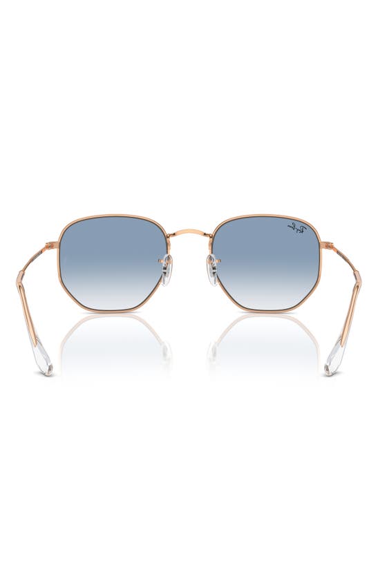 Ray Ban 51mm Gradient Aviator Sunglasses In Blue Gradient