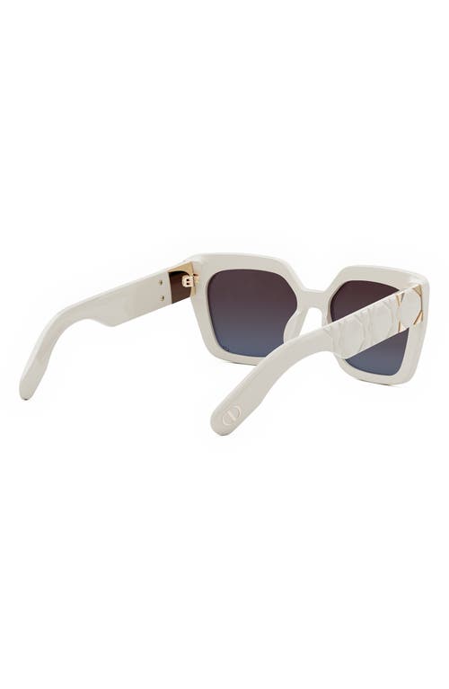 Shop Dior Lady 95.22 S2i Butterfly Sunglasses In Ivory/gradient Bordeaux