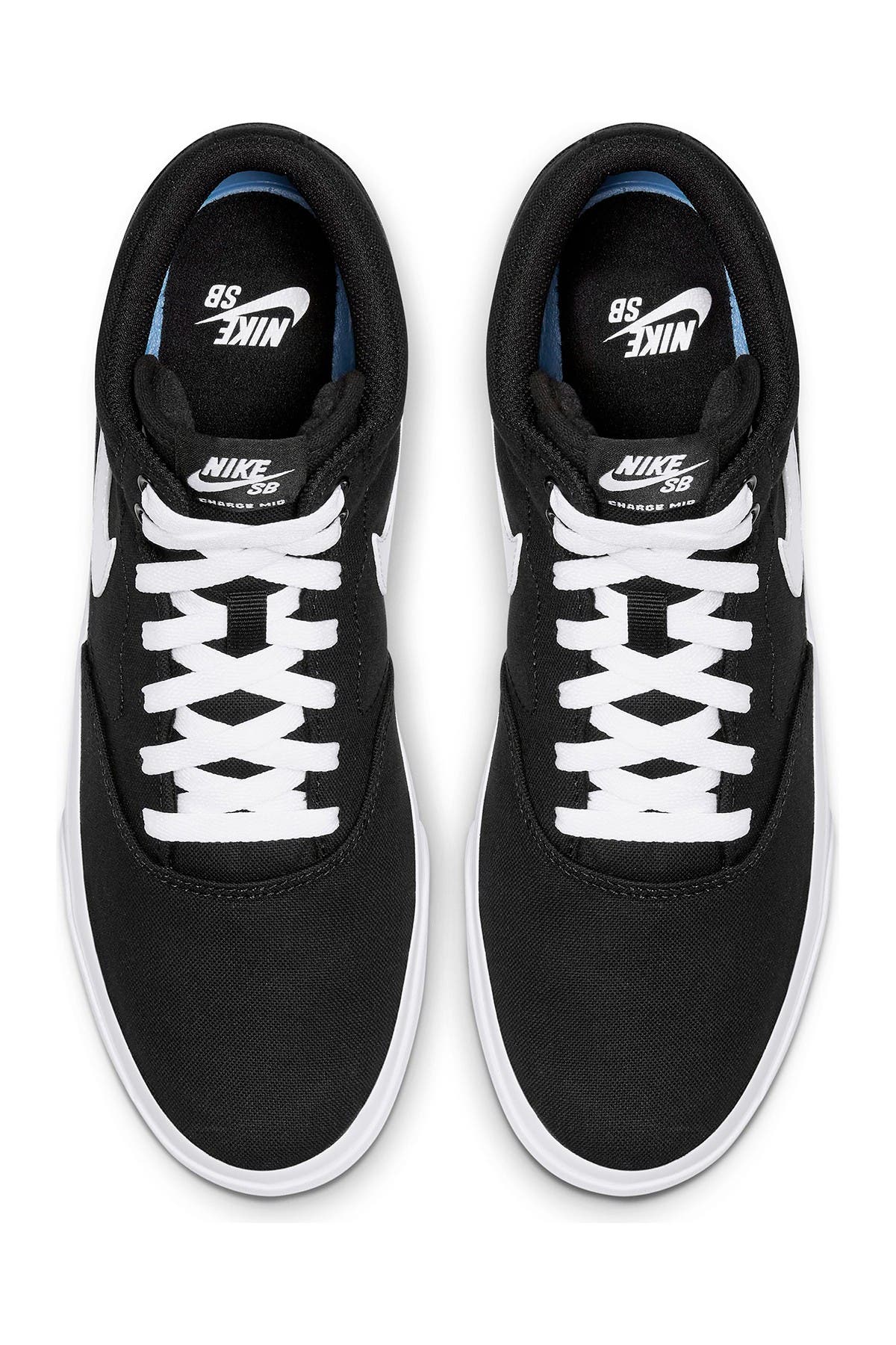 sb charge mid top canvas sneaker