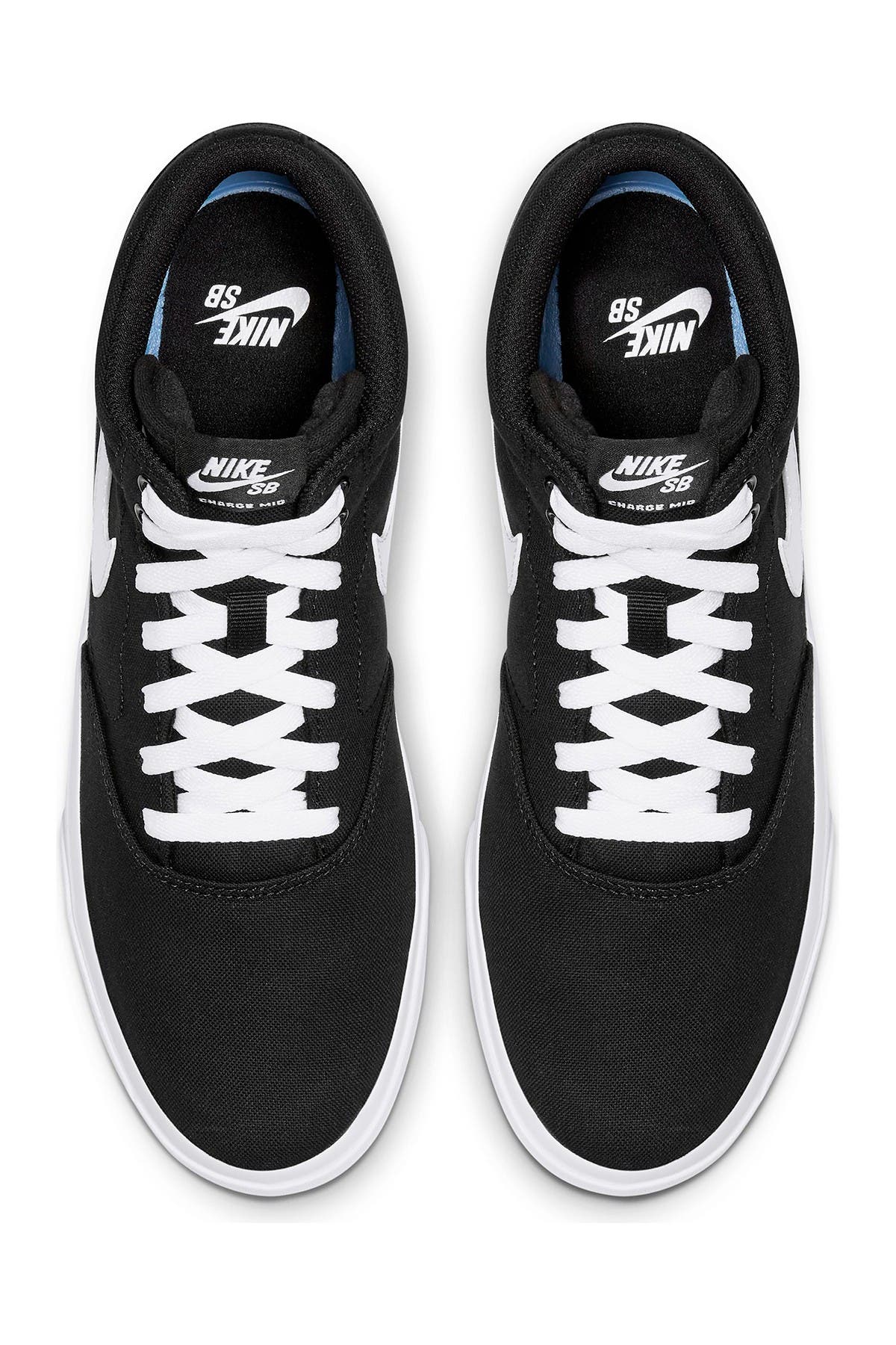 nike sb charge mid canvas skate shoe