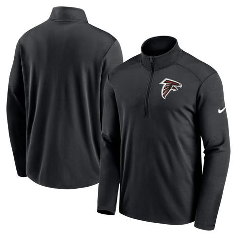 Nike Men's Pittsburgh Steelers Logo Pacer Black Half-Zip Pullover