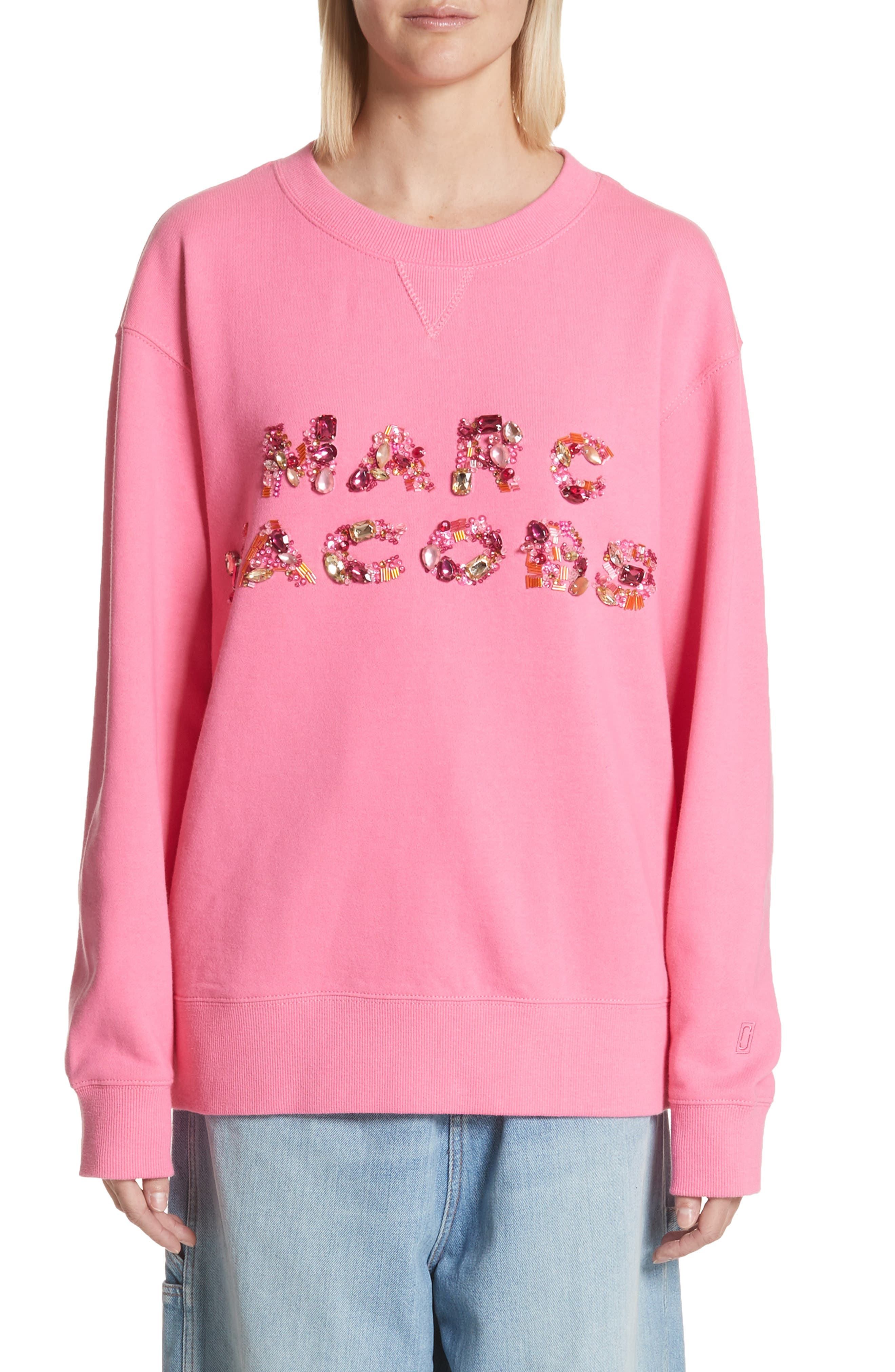 marc jacobs embellished sweatshirt