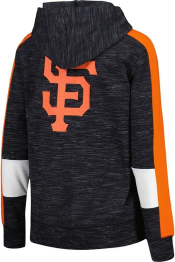 Mitchell & Ness Men's Mitchell & Ness Black/Orange San Francisco Giants  Fleece Full-Zip Hoodie