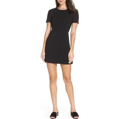 French Connection Sundae Whisper Minidress, Black