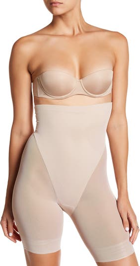 Tc Shapewear Sheer Bodybriefer Strapless Shaping Bodysuit In Cupid Nude