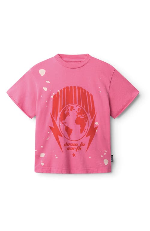 Nununu Kids' Down to Earth Graphic T-Shirt Hot Pink at Nordstrom
