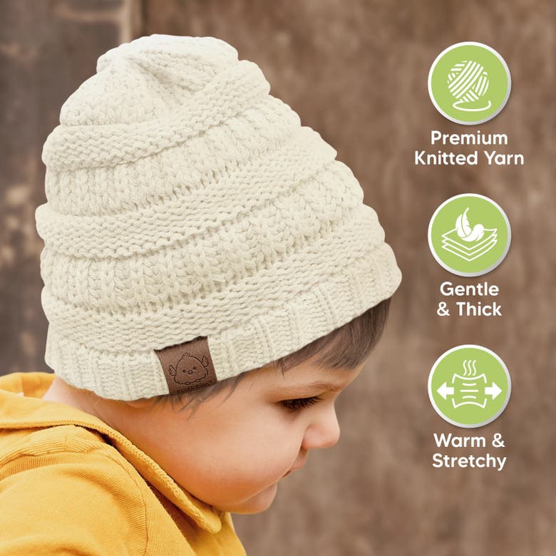 Keababies 3-pack Warmzy Baby Beanies In Pale