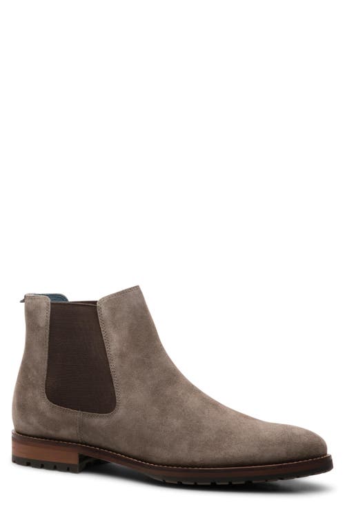 Davidson Water Repellent Chelsea Boot in Taupe Suede
