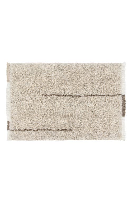 Lorena Canals Wollable Autumn Breeze Washable Wool Rug in Brown Tones at Nordstrom