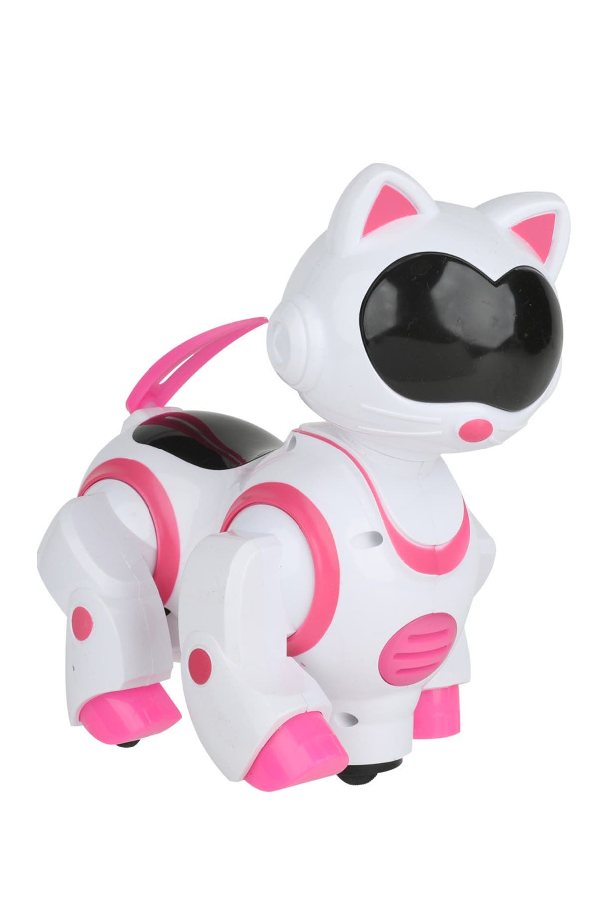 pink robot cat toy