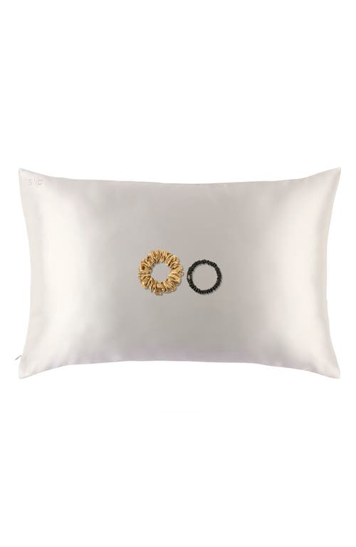 slip The Medusa Pure Silk Pillowcase & Scrunchies Set USD $108 Value
