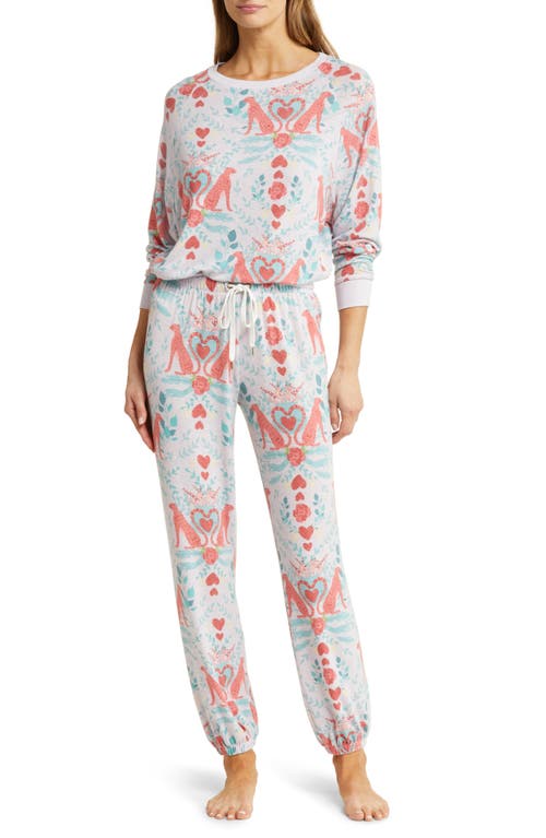 Star Seeker Jersey Pajamas in Beloved Cheetah