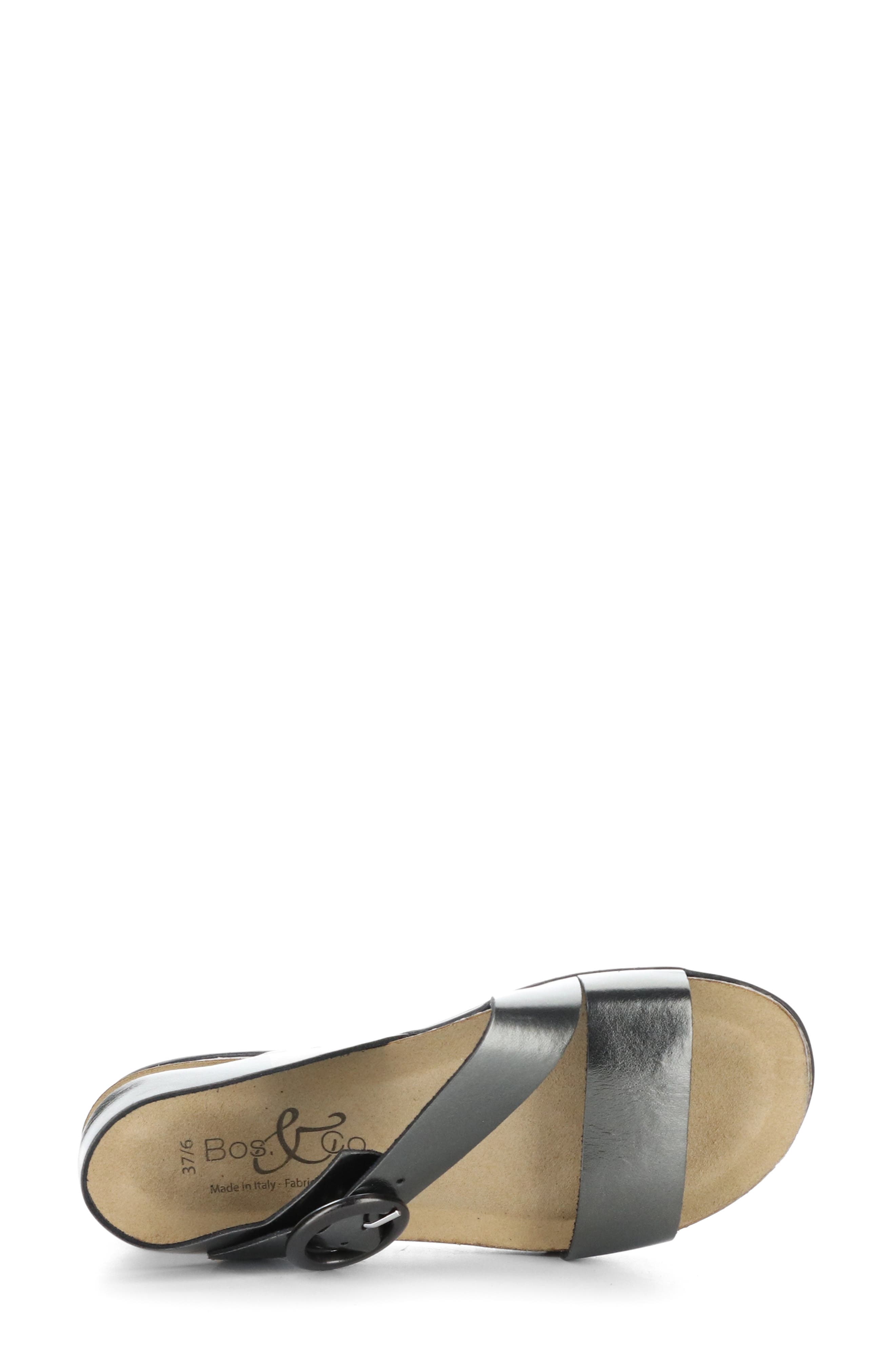 Bos. & Co. Rised Strappy Slide Sandal in Yellow Nabucco at Nordstrom, Size 5.5Us