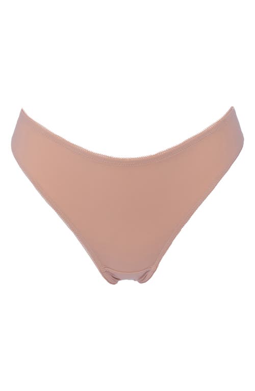 Shop Huit Forever Skin Tanga In Blush