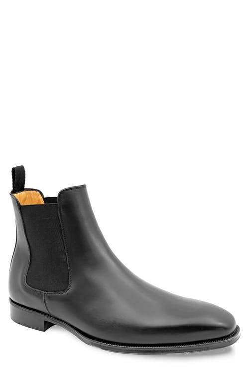 Shop Mezlan Cervantes Plain Toe Chelsea Boot In Black