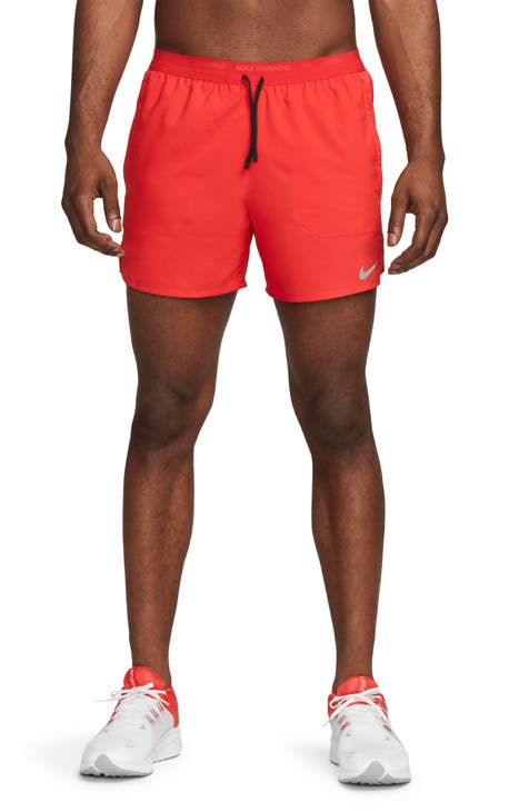 Nike Men's Miami Heat Red Mesh Shorts, Large