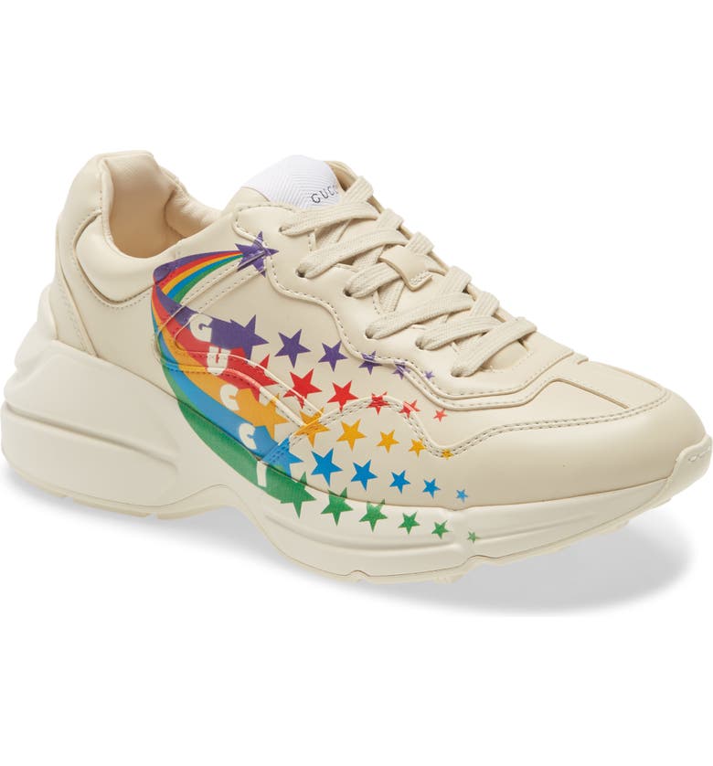 Gucci Rhyton Rainbow Stars Low Top Sneaker | Nordstrom