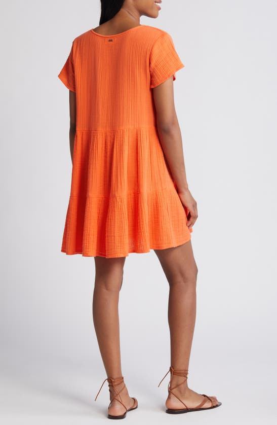 Shop Rip Curl Surf Dress In Bright Orange