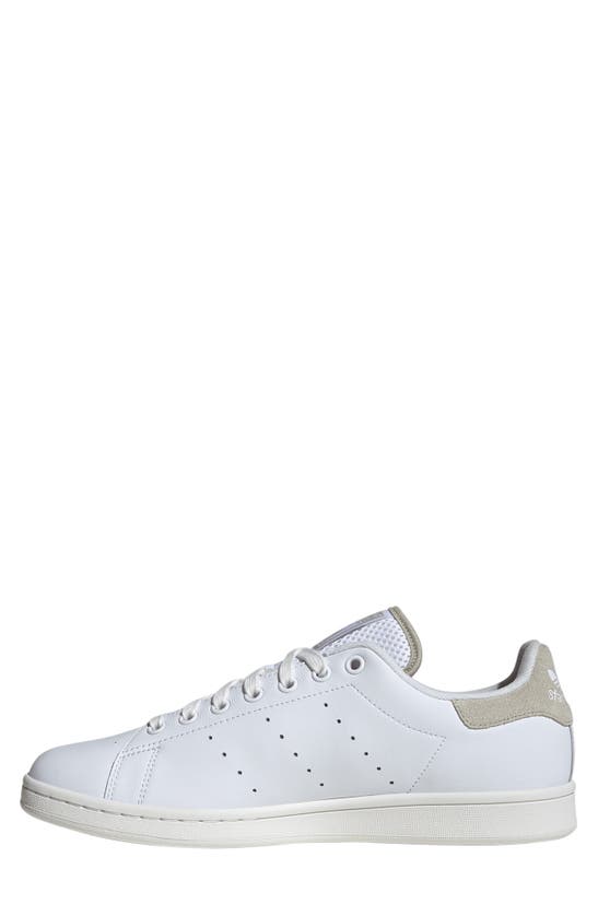 Shop Adidas Originals Stan Smith Low Top Sneaker In White/ Core Black/ Putty Grey