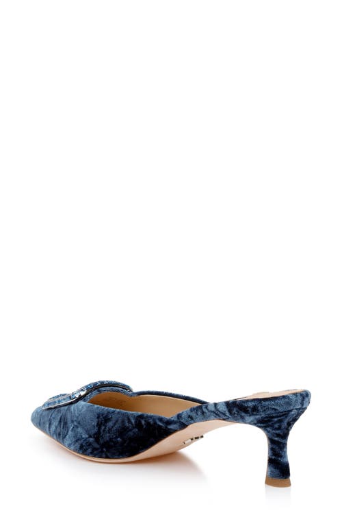 Shop Badgley Mischka Collection Abigayl Pointed Toe Mule In French Blue