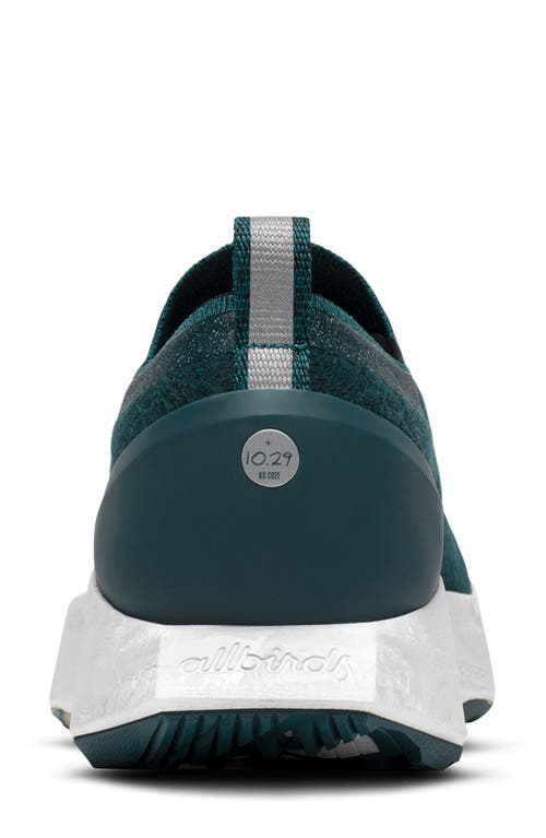 Shop Allbirds Wool Flyer Mizzle Running Shoe In Deep Emerald/blizzard