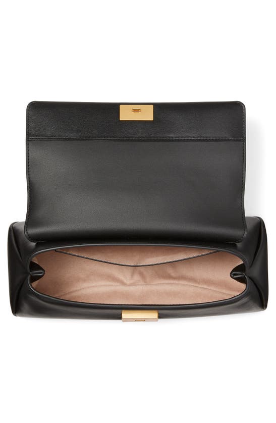 Shop Kate Spade Grace Smooth Leather Convertible Shoulder Bag In Black