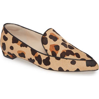 Cole Haan Brie Genuine Calf Hair Skimmer Flat, Brown