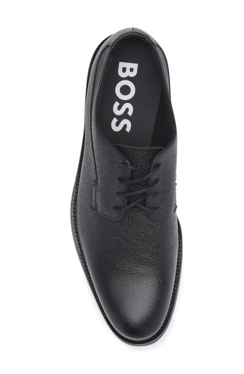 Hugo Boss Boss Larry Leather Derby In Black