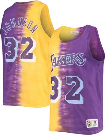 Women's Mitchell & Ness Purple/Gold Los Angeles Lakers Hardwood