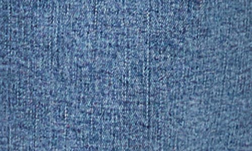 Hint Of Blu Torn Ripped Mighty Wide Leg Jeans In Authentic Blue
