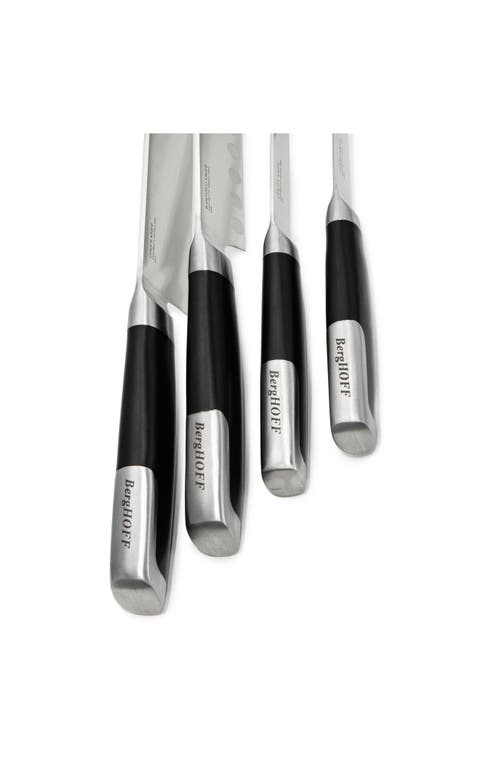 Berghoff 4-piece Stainless Steel Cutlery Set In Black