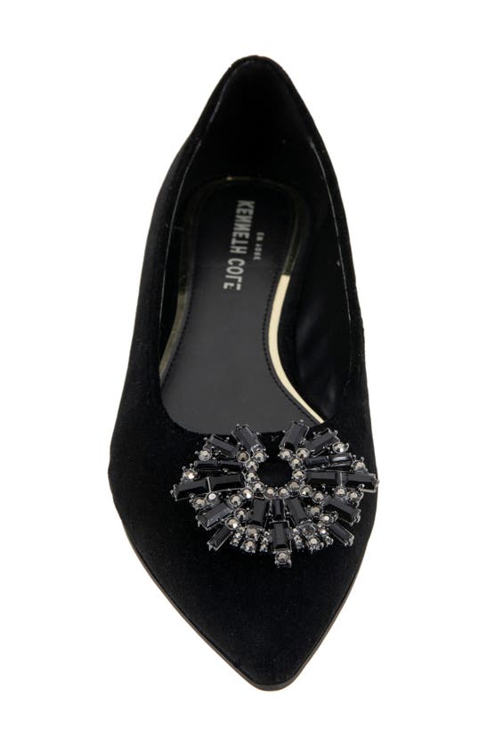 KENNETH COLE NEW YORK GAYA STARBURST POINTED TOE FLAT