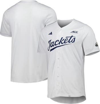 Adidas Men's NC State Wolfpack White Replica Baseball Jersey, Large