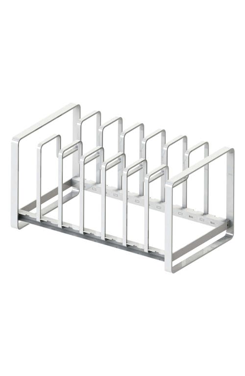 Yamazaki Cupboard Storage Rack in White 