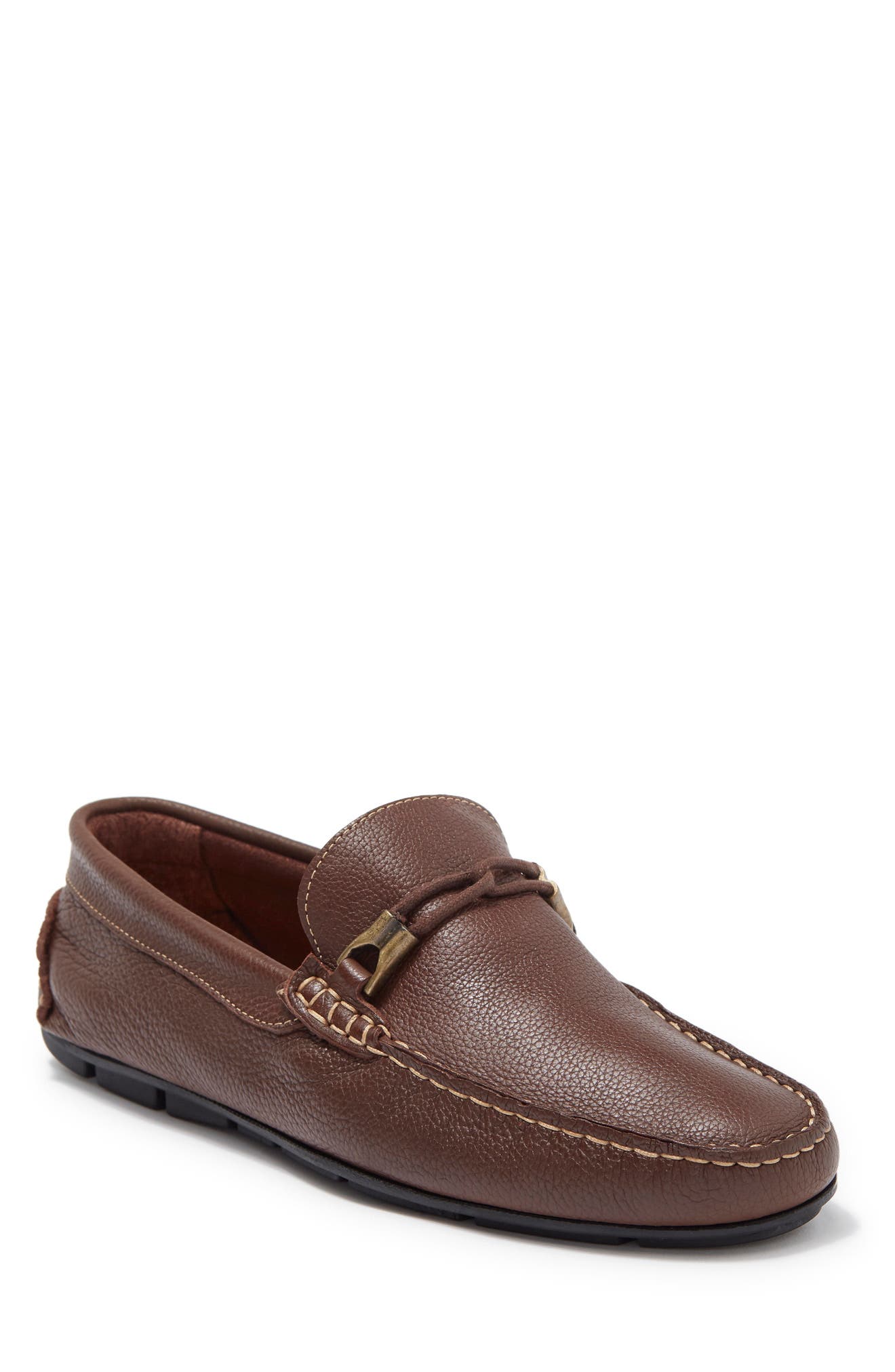 Giorgio Brutini Leighton Leather Bit Loafer Brown