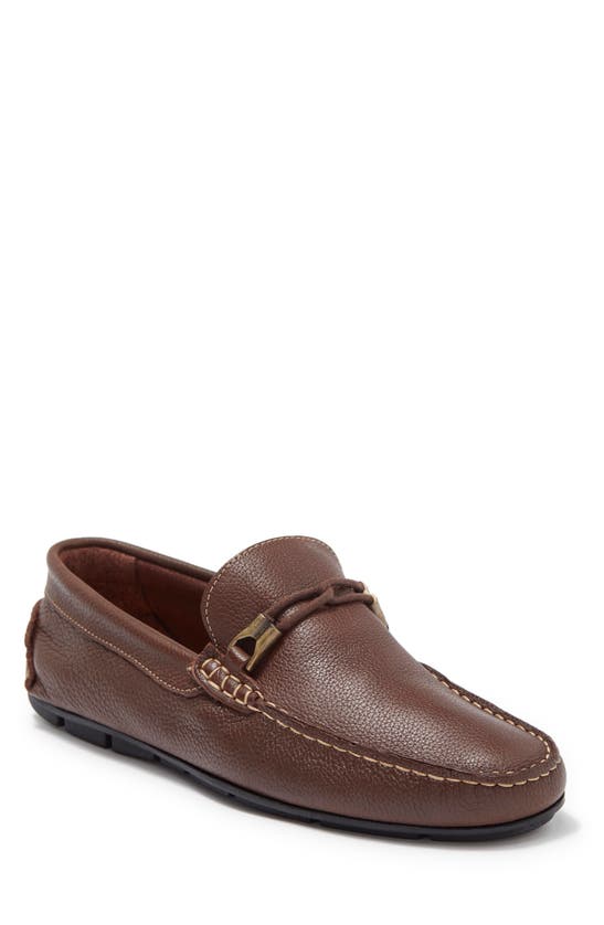 Giorgio Brutini Leighton Leather Bit Loafer In Brown
