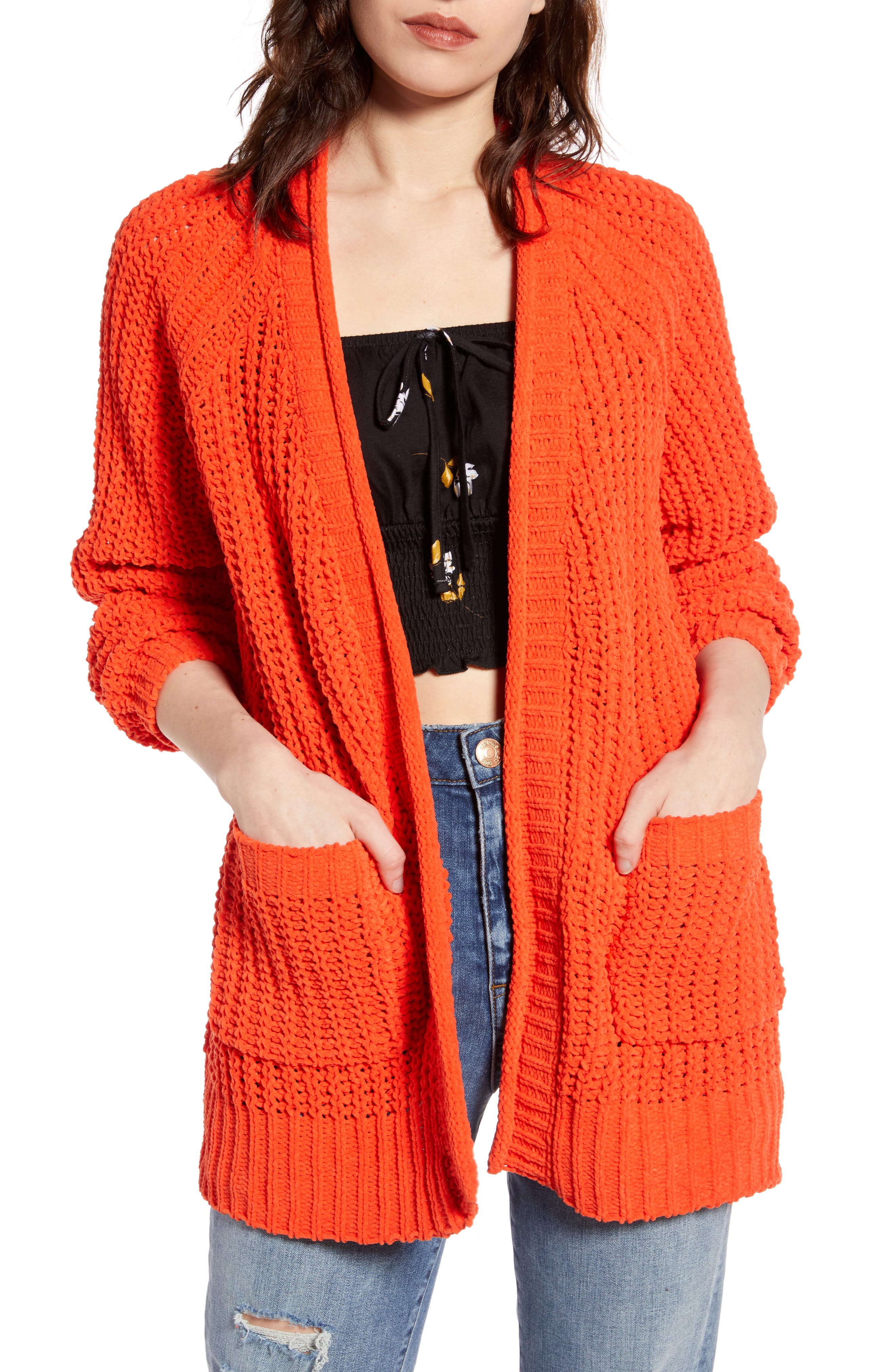 warm cardigan