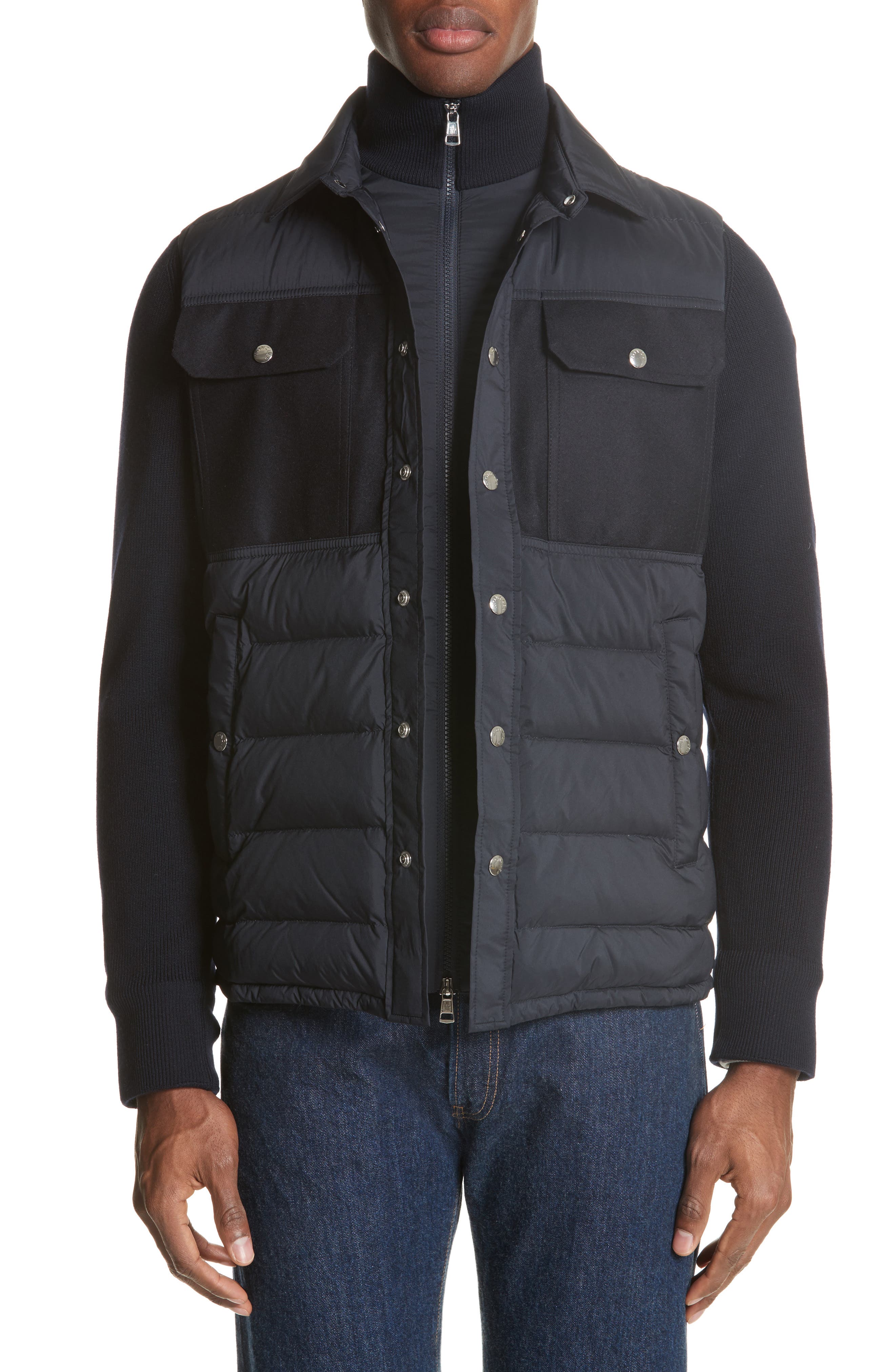 moncler two tone jacket