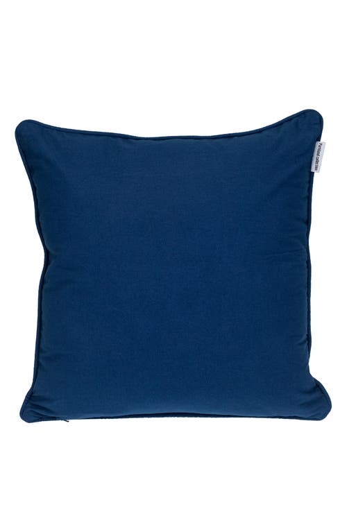 Parkland Collection Machu Embroidered Throw Pillow In Blue