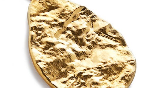 Monica Vinader Capri Teardrop Pendant Necklace In 18ct Gold Vermeil