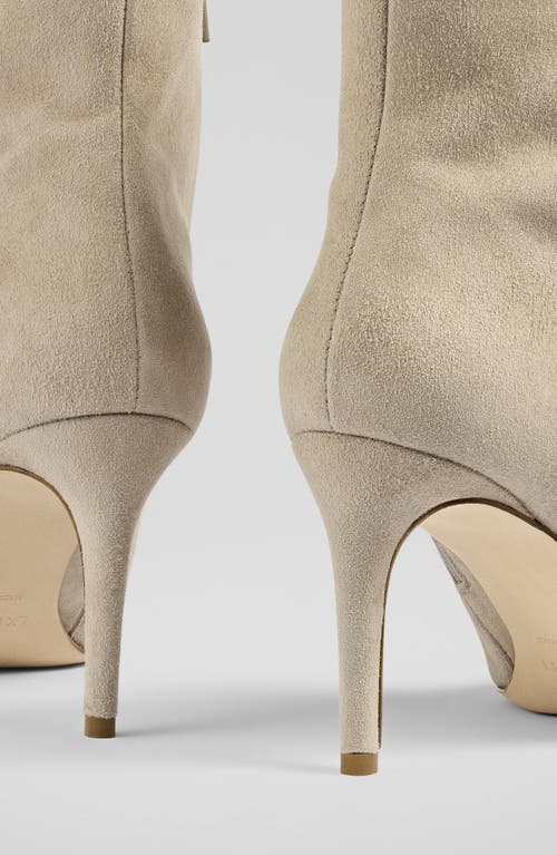 Shop Lk Bennett Aster Stiletto Bootie In Light Taupe