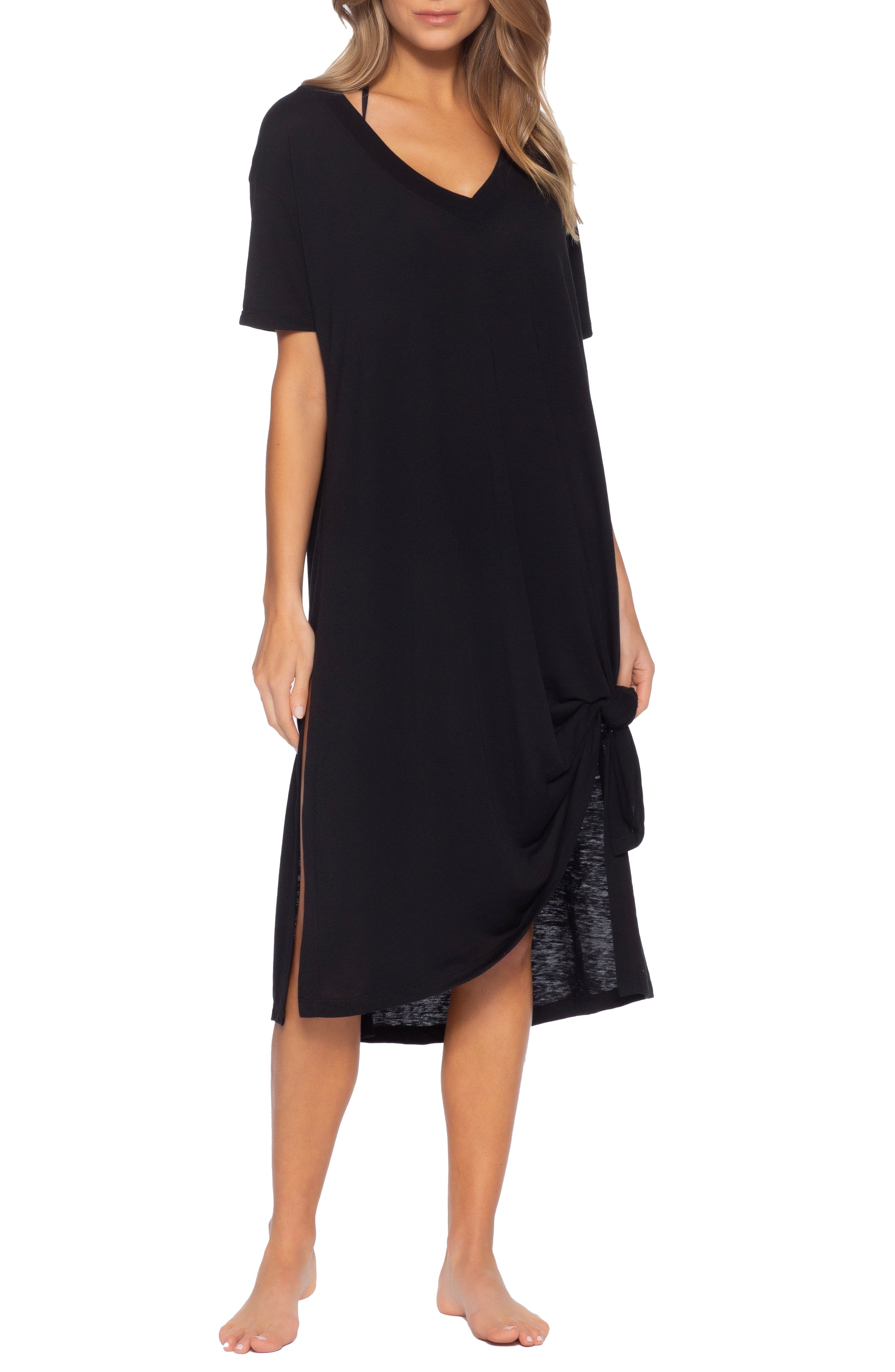 beach cover up t shirt dress