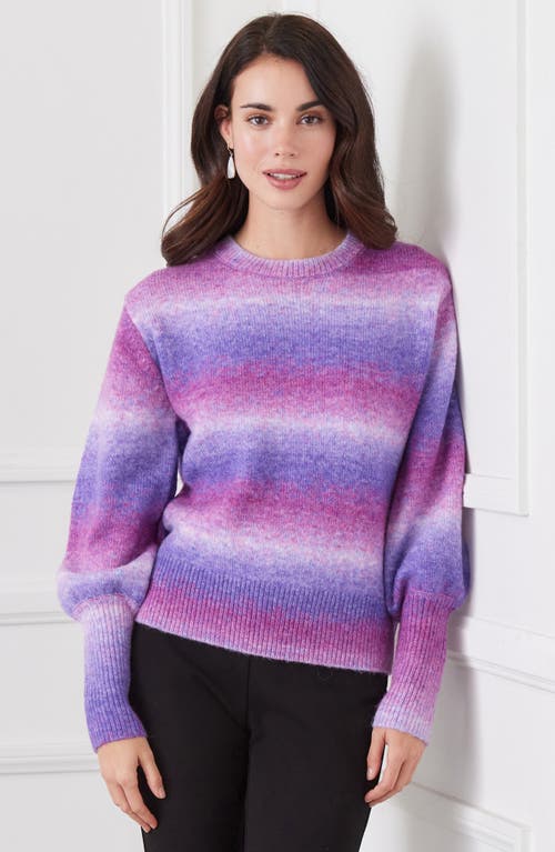 Karen Kane Plus Size Blouson Sleeve Sweater In Lavender In Lavender