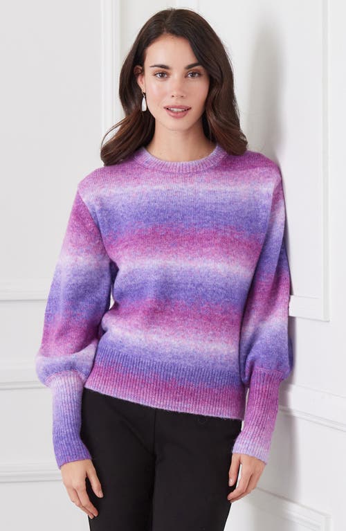 Shop Karen Kane Balloon Sleeve Sweater In Lavender