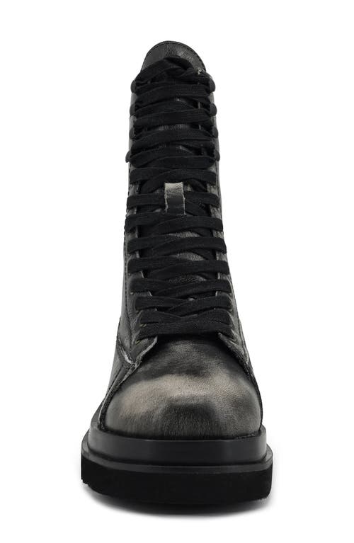 Zigi Artisan Eleanor Platform Bootie In Black Leather