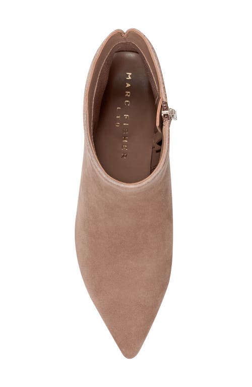 Marc Fisher Ltd Leonna Pointed Toe Bootie In Medium Natural