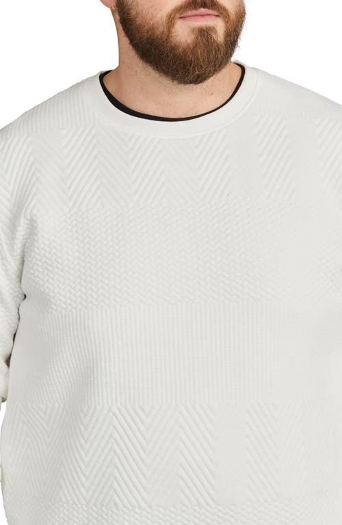 Shop Johnny Bigg Bradley Texture Sweater In Ivory