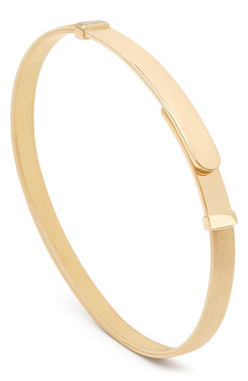 Shop Marco Bicego Masai Thin Coil Bangle In 18k Yellow Gold