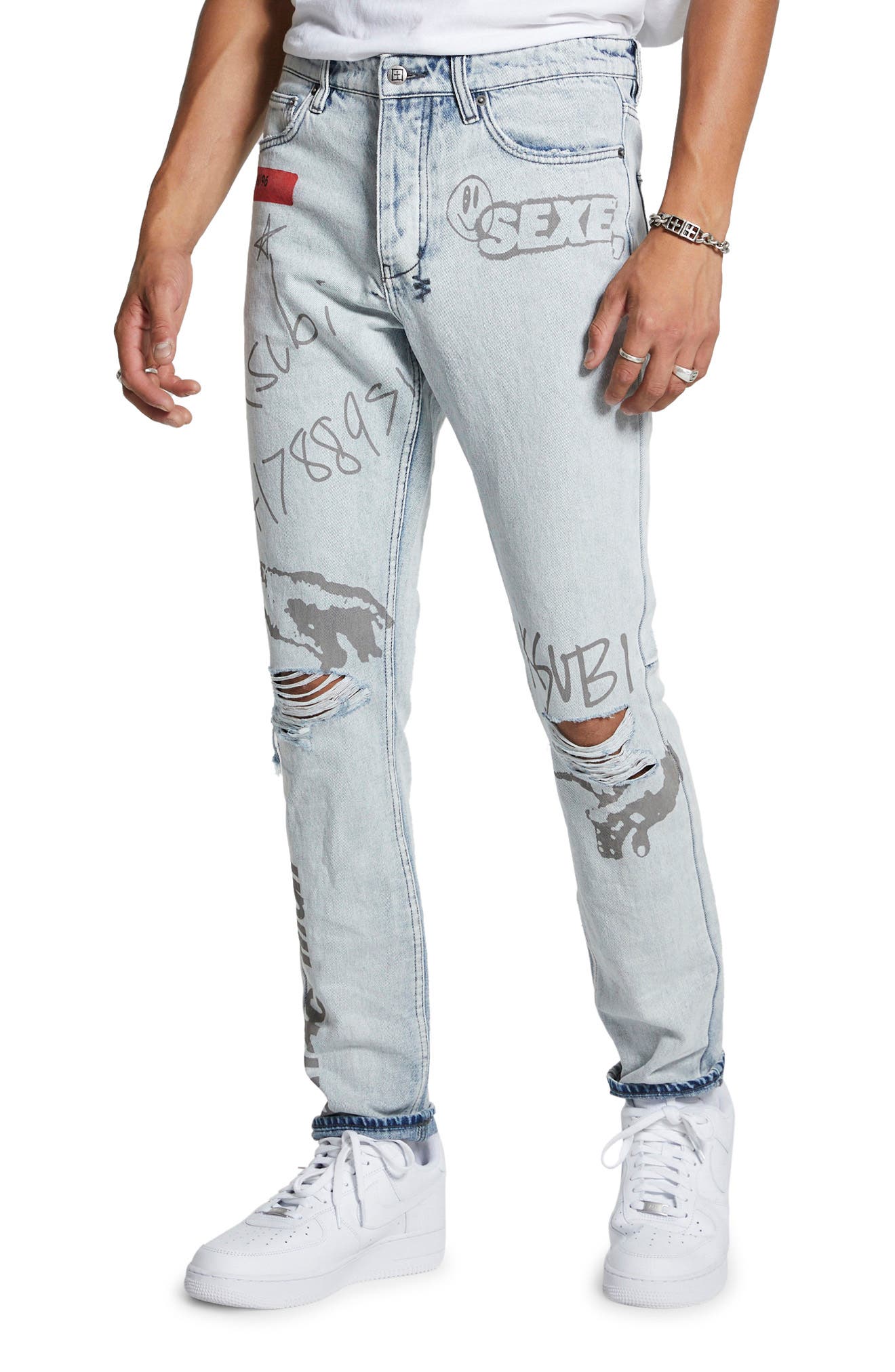 mens grey levi jeans