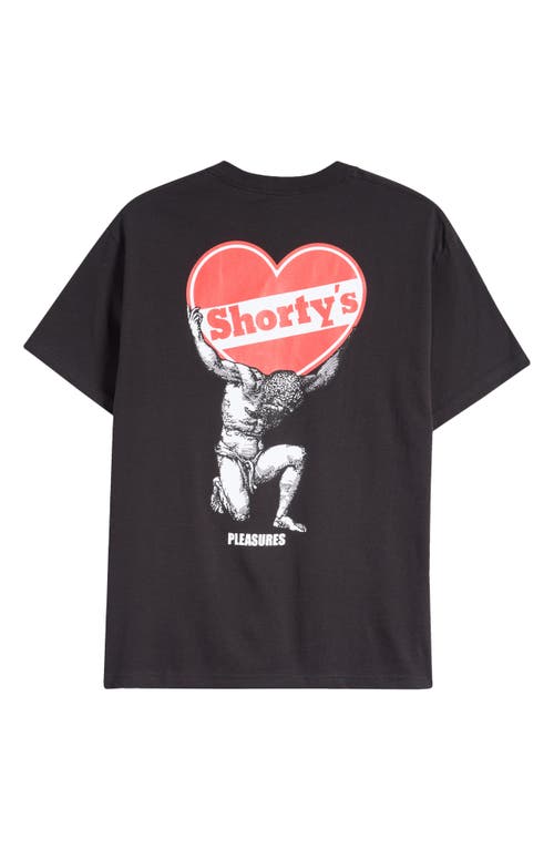 Pleasures Atlas Graphic T-shirt In Black